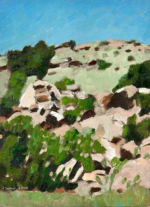 Richard Sober painting: Galisteo Basin