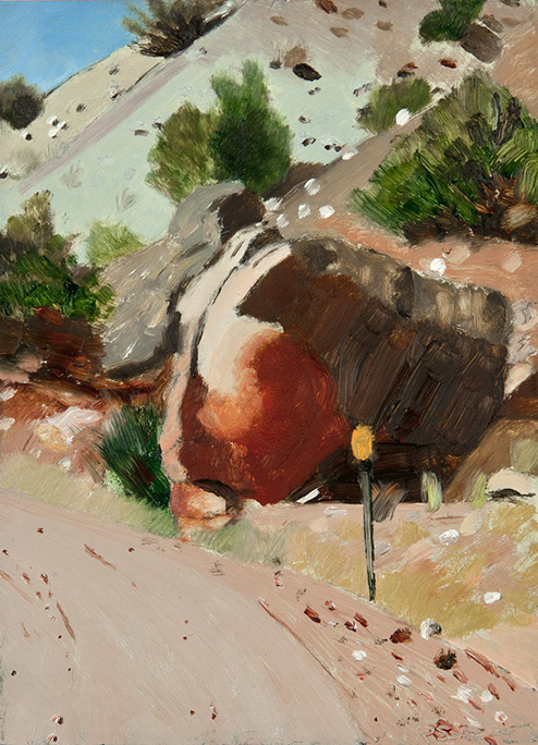 Richard Sober painting: Monastery Canyon