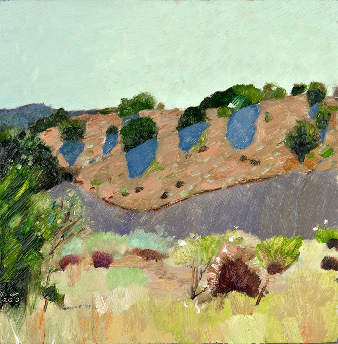 Richard Sober painting: Near Cerrillos (2)