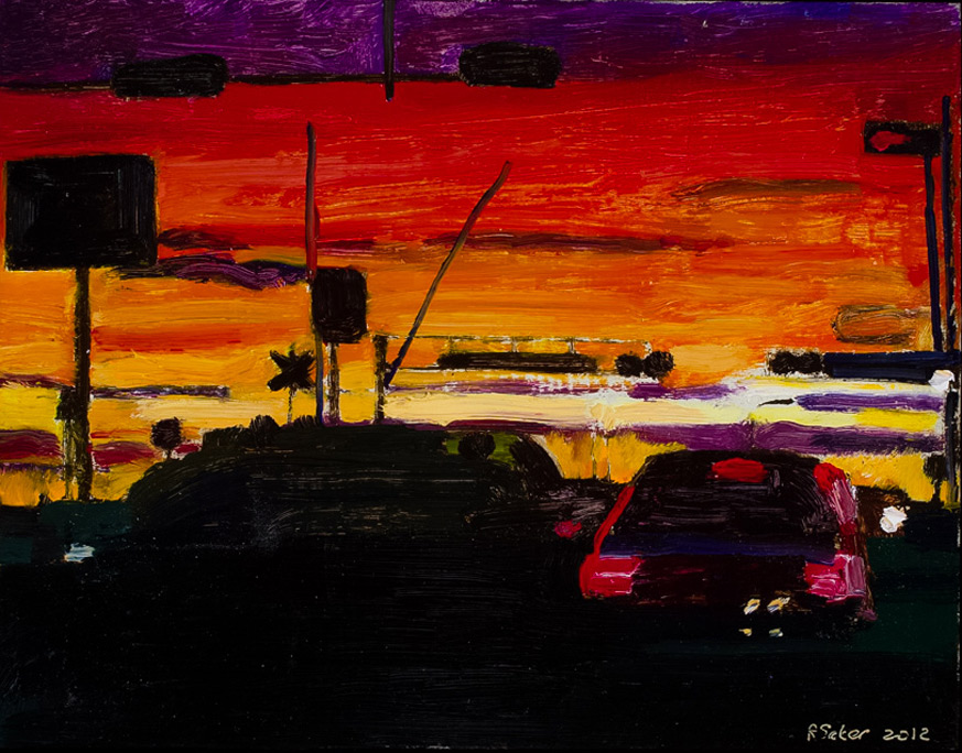 Richard Sober's painting: Evening