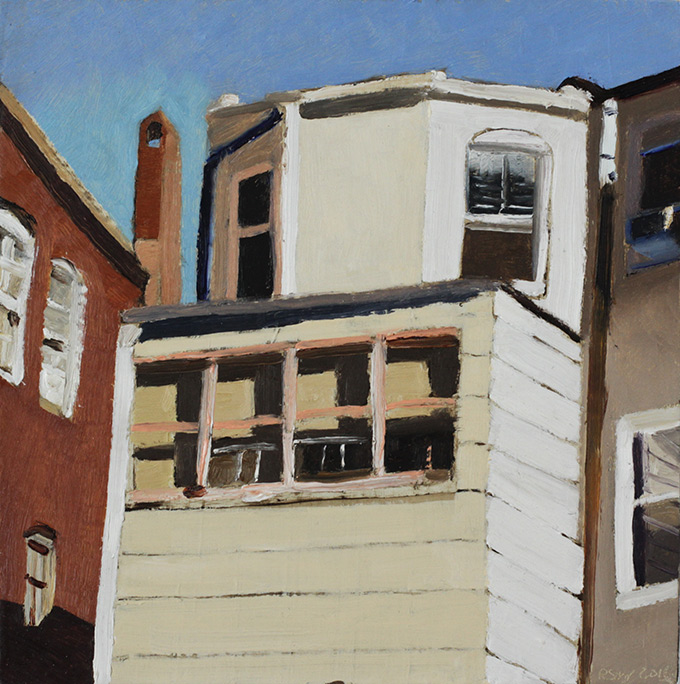 Richard Sober's painting: HBehind St. Paul Street