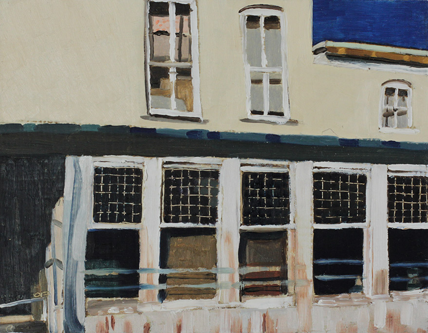 Richard Sober's painting: Eight Windows