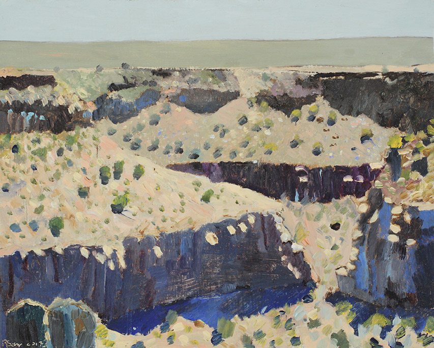 Richard Sober's painting: Gorge 8