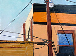 Richard Sober painting, Silver City 1