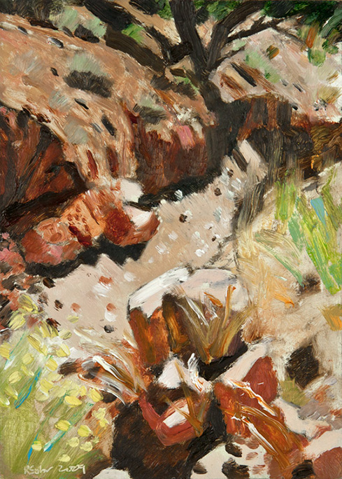 Richard Sober painting: Monastery Canyon (3)