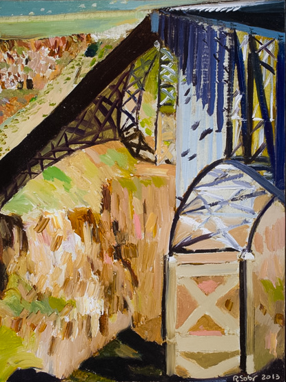 Richard Sober's painting: Bridge