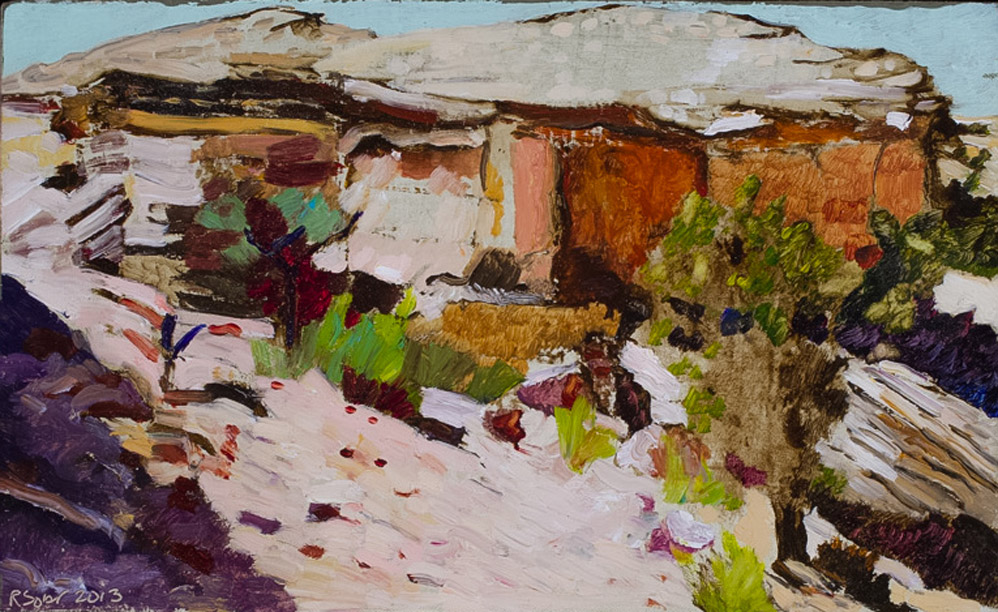 Richard Sober's painting: Broken Landscape