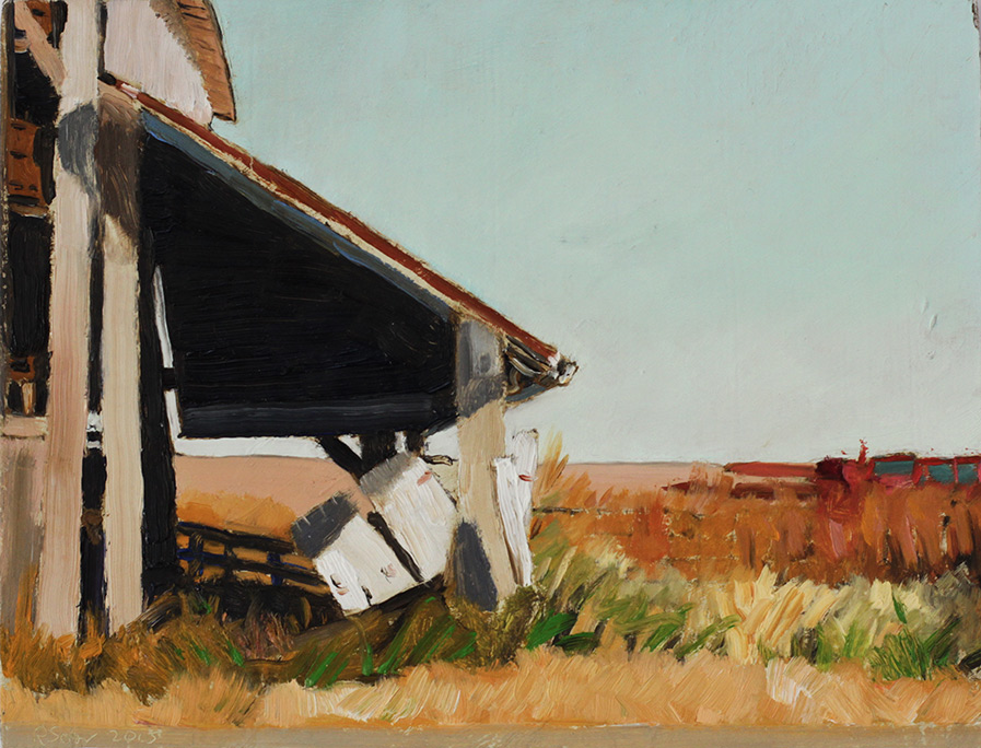 Richard Sober's painting: Between Mt. Vernon and Iowa City 