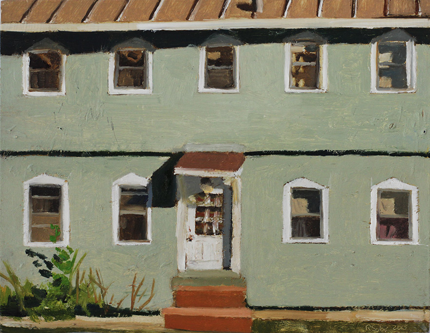Richard Sober's painting: Dodge Street