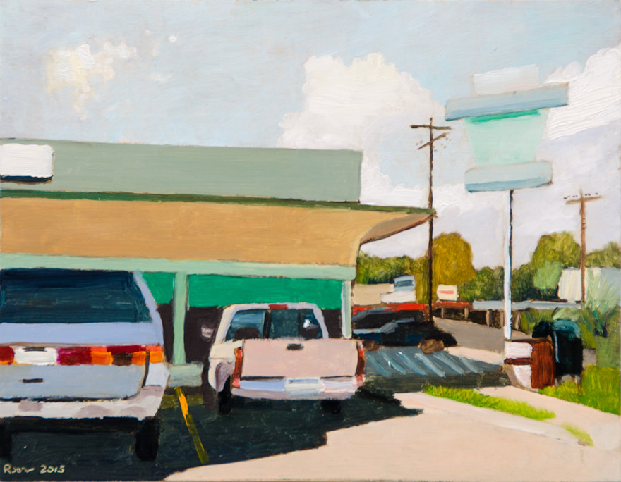 Richard Sober's painting: Nice Weather For This Part Of The World