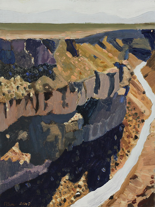 Richard Sober's painting: Gorge 1