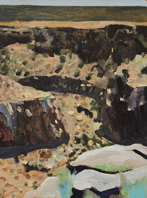 Richard Sober's painting: Gorge 13