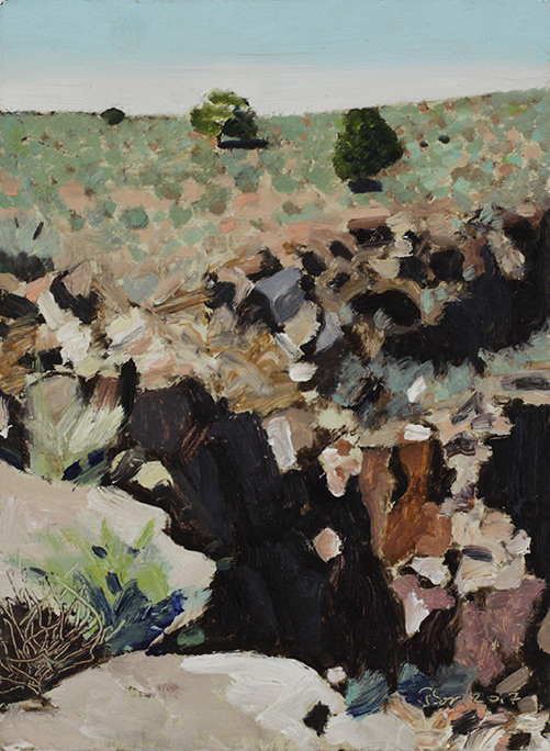 Richard Sober's painting: Gorge 2