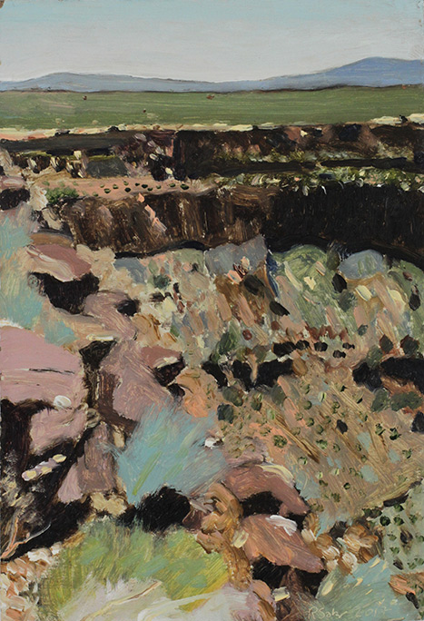 Richard Sober's painting: Gorge 4