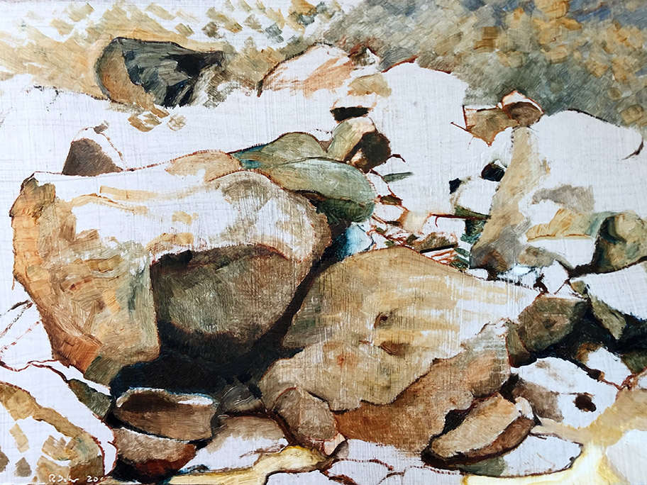 Richard Sober's painting: Diablo Canyon (1)