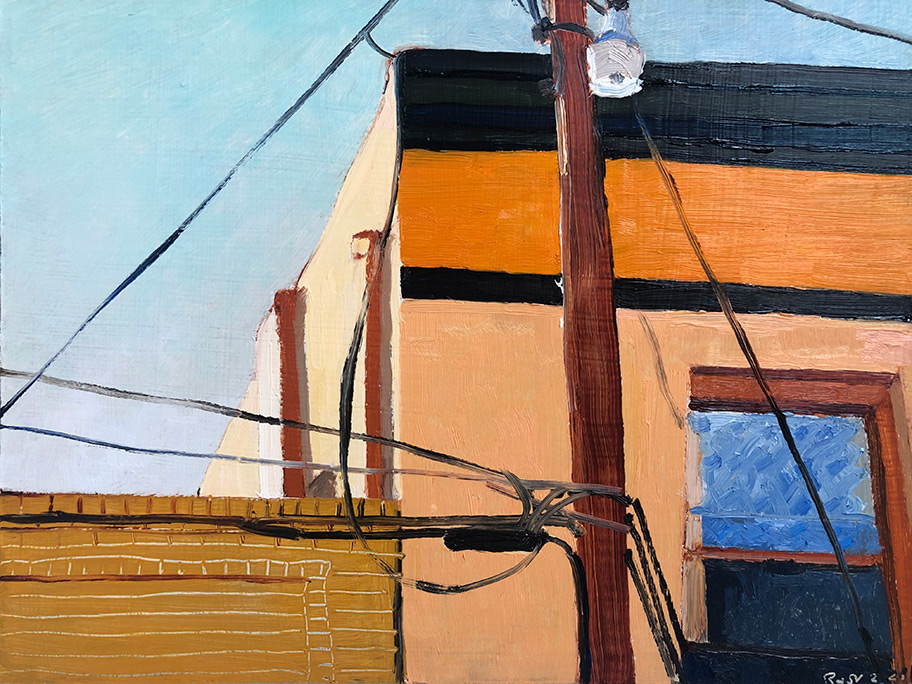 Richard Sober's painting: Silver City 1