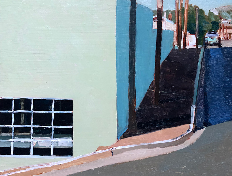 Richard Sober's painting: Silver City 5
