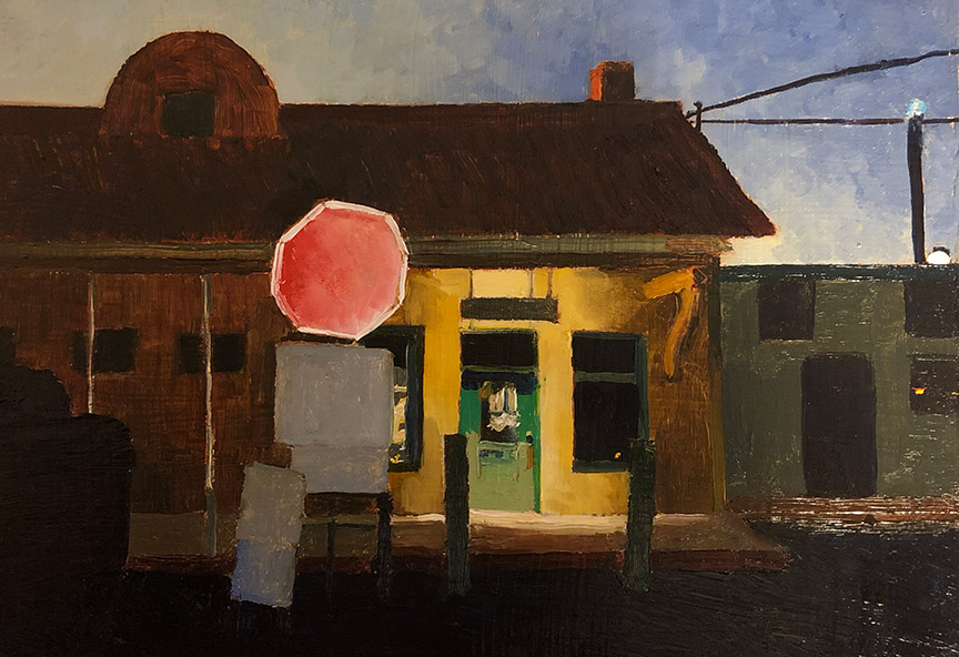 Richard Sober painting, There Are Places
